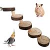 Fayemint Scala Legno Naturale Animale, Criceti in Legno Naturale Scaletta, Scaletta in Legno Animale, 5 Scale, per Criceti, Gerbilli, Pappagalli