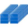 FINDAT Etichette autoadesive FINDAT, rettangolari, blu, confezione da 60 pezzi, dimensioni 10,2 cm x 5,1 cm, per codifica a colori, in vinile, impermeabili, rimovibili, per ufficio, magazzino, affari