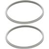 ALGOMAS® 2 Pack | Guarnizioni per pentola adattabile a Fagor | 22 cm diametro interno - Gomma naturale per pentola a pressione | Sformate a mano | Gomma per coperchio