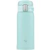 Zojirushi SM-SF36-AM - Borraccia con tazza in acciaio inox, bere direttamente [apertura con un tocco], 360 ml, Blu Menta
