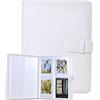 MUZIRI KINOKOO Album fotografico con 128 tasche per Instax Mini EVO/Mini 12/Mini 41/Mini Liplay foto, Fotoalbum Per Mini 11/40/99/90/25/9/8/7 - foto da 3 pollici album - Bianco