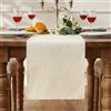 BonBotimen Runner da Tavola Beige 30 x 180 cm Lino Rustico Runner da Tavolo per Decorazioni da Tavolo per Matrimoni Stile Fattoria Festa Vacanza Cucina Tavolino Decorazione Copertura