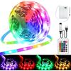 Kimuwote Striscia LED a Batteria, 5M 150 LEDs RGB 5050 con Telecomando, Funzionamento a Batteria o USB, 16 Colori 4 Modalità, Dimmerabile per TV Retroilluminazione, Camera da Letto Decorazioni