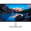 Dell U2723QE UltraSharp USB-C 27 4K UHD (3840x2160) Monitor, 60Hz, IPS, 5ms, 98% DCI-P3, HDR400, 3x USB-C, 2x DisplayPort, HDMI, 5x USB, RJ45, 3 Anni di Garanzia, Argento