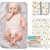 TENDS Fasciatoio Portatile Neonato - Fasciatoio Pieghevole e Impermeabile per Viaggio como Neonato Accessori Utili - Regalo Nascita Perfetto per Bimbo e Bimba - Fasciatoio neonato portatile
