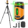 CIGMAN Livella Laser con Treppiede, CIGMAN Laser Verde a Croce Autolivellante (Linea Laser Orizzontale a 360° + Linea Laser Verticale) con Batteria Ricaricabile, Supporto Magnetico, Campo di Lavoro:30M,CM505