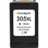 Cartridgeify 305 XL Nero Cartucce d'inchiostro Compatibile con HP 305 305XL, per Deskjet 2320, Envy 6010 6010e 6020 6020e 6022 6022e 6030 6030e 6032 6032e 6420e 6430e, Envy Pro 6420 6422 6430 6432