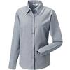 Russell Athletic Russell - Camicia Maniche Lunghe - Donna (XL) (Argento)