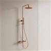 OMNIRES Y sistema doccia, miscelatore monocomando, Y1244MCP, Y rame [Rubinetteria Bagno > Colonne Doccia]