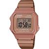 Casio Orologio Quarzo Unisex, misura cassa 43.00mm con quadrante LCD Digitale e cinturino Rosa in Cinturino in metallo B650WC-5AEF
