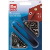 Prym, Occhielli con rondelle, Metallo, Ottone, 4 mm, 50 Pezzi