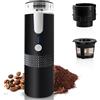 Catoco Macchina per caffè espresso portatile portatile Macchina per caffè espresso senza fili compatibile con macinazione e K-Cup (W50 mm x H43 mm) Capsule senza funzione di riscaldamento