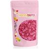 Honeyberry Zuccherini Decorativi per Dolci Naturali e Commestibili, 200g - Codette di Zucchero Colorate Perfette per Decorare Torte, Biscotti e Dessert - Prodotto nell'UE - (Cuori Aperti)