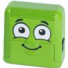 COLOP DIY MARKY - Timbro personalizzabile per bambini | Abbigliamento e oggetti per bambini | Inchiostro fino a 1000 impronte | Tutte le superfici | Kit completo con etichette e nastro termoadesivo (Verde)