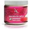 ALKEMILLA - Maschera per Capelli Ristrutturante con Fragole e Panna - con Proteine della Soia - Biologico, Vegano, Non Testato su Animali, Made in Italy