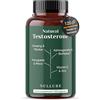 Nullure Testosterone Uomo Naturale | Vegano | Tribulus Terrestris + Maca + Ashwagandha + Zinco + Ginseng + Fenogreco + Zinco + Vitamina D + Bioperine |120 capsule (2 mesi)