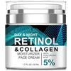 Grospe Crema al retinolo avanzata, crema idratante al collagene, crema per il viso con acido ialuronico al 5%, riduzione delle rughe, linee sottili, lifting e rassodante crema da 50 ml
