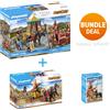 Playmobil Sets 70949 Leonida E 70469 Achille e Patroclo e 70216 GodAres
