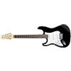 GEWA Chitarra Elettrica RC-100 nero, versione per mancini, Lefthand, Corpo in legno di tiglio massiccio, Manico in acero, Tastiera in legno di pakka, hardware cromato