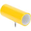 ciciglow Mini Altoparlante, Altoparlante Wireless Stereo Portatile con Spina da 3,5 Mm per Smartphone, Tablet, Laptop, MP3 e MP4 (Giallo)