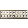 Wash+Dry Tappeto Kitchen Tiles 60x180cm, Adatto per Interni ed Esterni, Lavabile