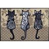 Wash+Dry - Tappeto Katzenbande 50x75, Marrone