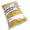 Alevar Elastici in Gomma da Ufficio, Diametro 20 mm, Spessore 1,5 mm, Colore Giallo, Confezione in Busta da 1 kg