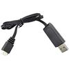 YUNIQUE GREEN-CLEAN-POWER - Cavo di Ricarica USB 7.4V per Droni | Compatibile con SYMA X8C/X8G/Hubsan H501S | Connettore USB, Adatte per Batterie Lipo, Nero, Plastica