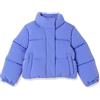 Amazon Essentials Piumino Corto con Cerniera a Tutta Lunghezza (Pile Trapuntato Opaco o Sherpa) Bambine e Ragazze, Bianco Guscio D'uovo, 9 Anni