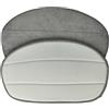 vhbw 2x panno compatibile con Leifheit CleanTenso scopa a vapore - microfibra, grigio