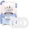 Invisibobble elastico per capelli transparente Power x3 Elastici capelli uomo - Elastici a spirale per capelli extra forte - Elastici senza pieghe