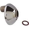 SOMATHERM FOR YOU - raccordo ottone cromato eccentrico 21 millimetri - M15 / 21-M20 / 27 + Rosette
