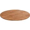vidaXL Piano Tavolo Rotondo Marrone Chiaro Ø40x1,5 cm Rovere Trattato
