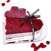 Exporee 16 Pezzi Rosa Eterna Fatta a Mano Rosa Stabilizzata Confezione Regalo Rose Mai Appassite Fiore Eterno per Amante Regalo per lei San Valentino Festa della Mamma Compleanno o Natale
