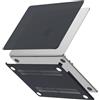 GPXIIZ Cover Compatibile con MacBook Air 13 Pollici M1 Custodia 2020 2019 2018 A2337 A2179 A1932, Case Cover Rigida Protettiva in Plastica Ultra Sottile 13.3, Nero