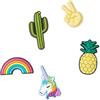 Crocs Decorazione scarpe Jibbitz 5 pezzi, Personalizza con Jibbitz per Crocs Fun Trend One-Size