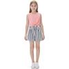 PATPAT Completi e Coordinati Bambine e Ragazze Estate, T-Shirt Bambina, Pantaloncini Corti, Set Sportivo e Casual, Abbigliamento Pantaloni Tuta Bambino, Ragazze Leggings, Regalo Compleanno, 4-12 Anni
