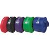 SUPERLETIC Powerband - Fasce Fitness, Pull-up e Allenamento di Resistenza, 5 Punti di Forza, Rosso, Nero, Viola, Verde e Blu, con Guida all'allenamento, Set da 3, Rosso, Nero, Viola