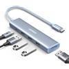 UGREEN Hub USB C HDMI 4K 5 En 1 Adattatore USB C a USB 3.0 5Gbps Compatibile con MacBook Pro Air M2 M1, iPad Pro Air, iPhone 16 Plus Pro Max, Galaxy S24 Plus Ultra, Surface Pro (Blu)