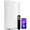 KLARSTEIN DryFy ProConnect 24L Deumidificatore Wi-Fi, Silenzioso, Timer 24h, Filtro HEPA, Portatile per Casa/Ufficio, Controllo umidità, Stanze Fino a 36m², Bianco