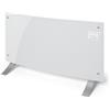 Klarstein Stufa Elettrica Basso Consumo, Stufa Elettrica 2000W, Termoconvettore Elettrico a Parete con Termostato, Termosifone Elettrico Basso Consumo, Calorifero Riscaldamento Portatile