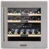 KLARSTEIN Cantinetta Vino Design, Cantinetta Vino Refrigerata a Zona Doppia per Vino Rosso, Bianco e Birra, Controlli Touch, Frigo Vino Cantinetta per Esterno/Interno, 5-22°C, 85L, 36 Bottiglie