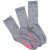 Hanes Confezione da 3 Hanes X-Temp Calze Sport Donna Crew Nero Bianco Grigio 35-40