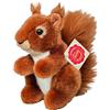 Hermann Teddy Teddy Hermann 90843 Scoiattolo 14 cm, peluche con contenuto di materiale riciclato ideale (materiale di riempimento)