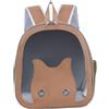 Generic Zaini per Trasporto Cani, Trasportino per Animali Portatile Trasportino Da Viaggio per Animali Domestici per Cani Cuccioli Conigli Design Ventilato Forniture, Marrone