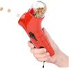 Aufquwk Giocattolo Distributore di Cibo per Cani, Lanciatore Portatile di Dolcetti per Animali Domestici, Mangiatoia per Gatti a Espulsione Automatica, Sparatutto Interattivo con Pistola per Snack per Gatti