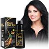 Futuhada Shampoo Colorante per Capelli, Shampoo Istantaneo per Capelli Neri, 3 in 1 Shampoo Colorante Alle Erbe, Black Hair Dye Shampoo per Uomini e Donne, 500 ml
