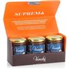 Venchi - Kit Crema Spalmabile NO Zuccheri Aggiunti - Set 3 Vasetti - Con Nocciola Piemonte IGP, 600 g - NO Edulcoranti Artificiali - Senza Glutine