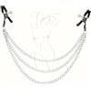 CSCLI 1 set di accessori da donna in argento catena silicone clip pinze