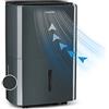 Klarstein DryFy 20 Deumidificatore Casa per Muffa e Umidità Silenzioso, Portatile, Smart, Deumidificatore Ambiente Professionale Elettrico Basso Consumo, Deumidificatore WiFi 20L con Display LED